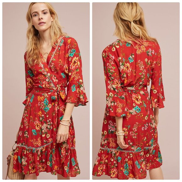 Anthropologie Dresses & Skirts - NWT Anthropologie x Farm Rio Kenzie Wrap Dress